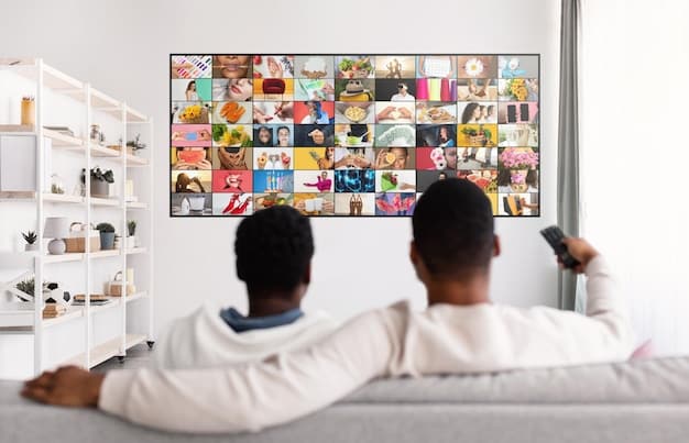 A split-screen image displaying various content options from Netflix, Hulu, and Amazon Prime Video. Each section showcases posters of popular shows and movies, with the logos of the respective streaming services prominently displayed.