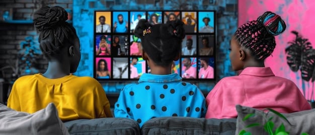 A collage showcasing popular shows and movies from various streaming platforms like Netflix, Disney+, and Amazon Prime Video, emphasizing the diversity and competition in the content available.