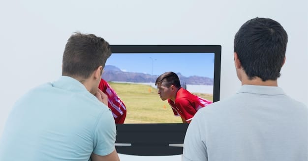 A close-up of a TV screen displaying video quality settings for a streaming service, with options like 