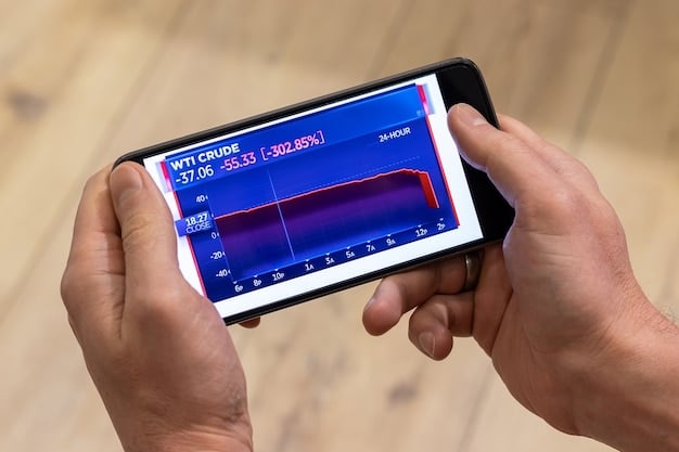 A smartphone displaying the download icon within a streaming app's interface. The screen also shows a progress bar indicating the download status of a movie or TV show.