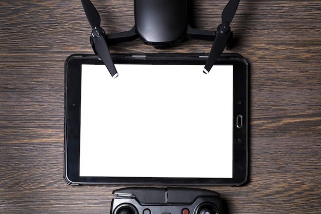 A close-up of a streaming service interface on a tablet. The focus is on the settings menu, highlighting the 