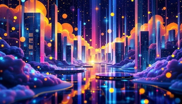 A vibrant scene from 