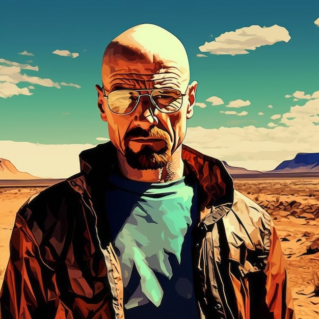 A promotional shot of Walter White from 