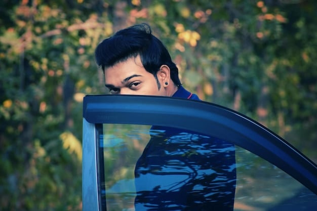 Shiv Roy on a tense phone call, looking worried. She is in a luxurious car, possibly en route to the tailgate. The background is blurred, emphasizing her isolation.
