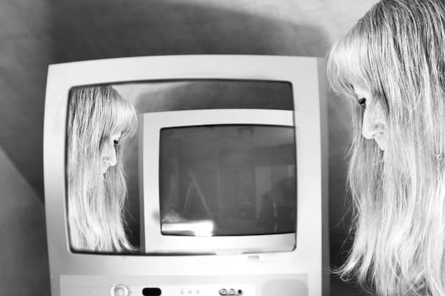 A close-up shot of an old television set displaying a static screen, with faint outlines of iconic characters projected onto it, representing the concept of nostalgia and the return of classic TV shows.