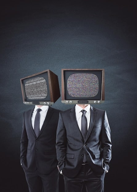 A split image showing two contrasting scenes: one depicting a group of TV executives having a serious meeting in a boardroom, and the other showing enthusiastic fans rallying online in support of their favorite show.