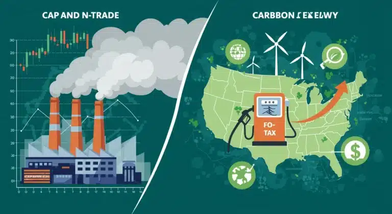 Comparison of Cap-and-Trade and Carbon Tax models in the U.S.