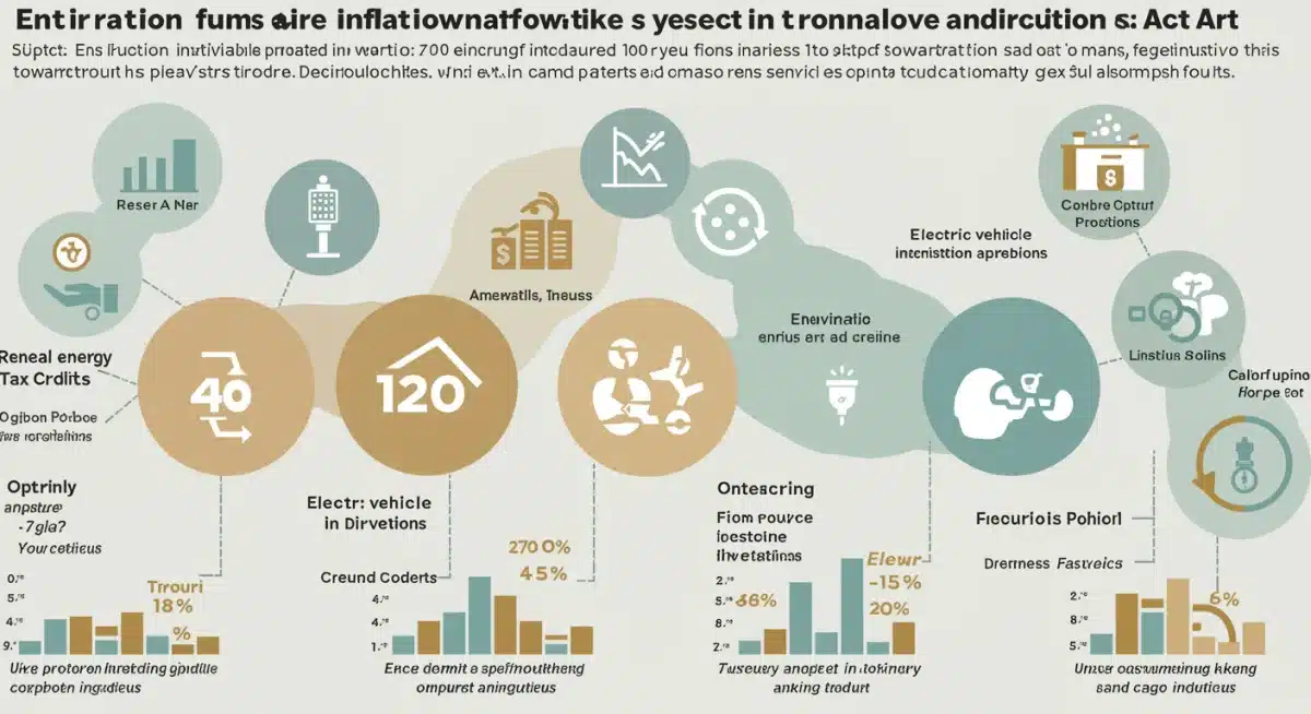 Infographic detailing Inflation Reduction Act fund allocation for environmental projects