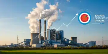 Modern waste-to-energy plant converting municipal waste into electricity, symbolizing sustainable power generation.
