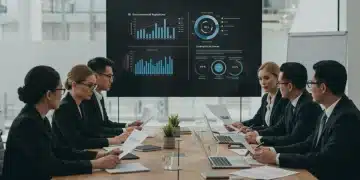 Business leaders analyzing EPA air quality regulations and compliance strategies