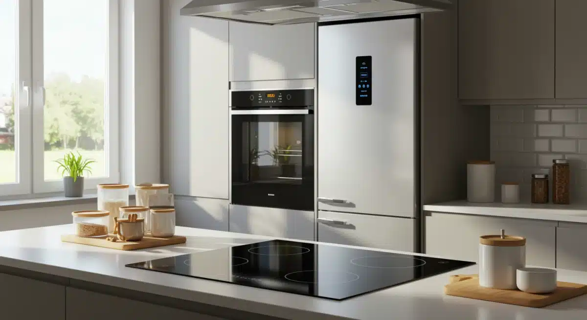 Energy-efficient kitchen with sustainable practices