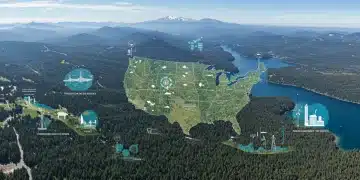 Diverse US landscapes illustrating federal land use policy shifts and conservation directives