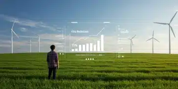 Illustration of personal carbon footprint reduction goal for 2026