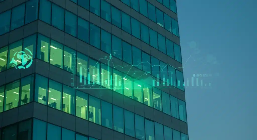 Modern office building representing corporate compliance with SEC climate disclosure rule