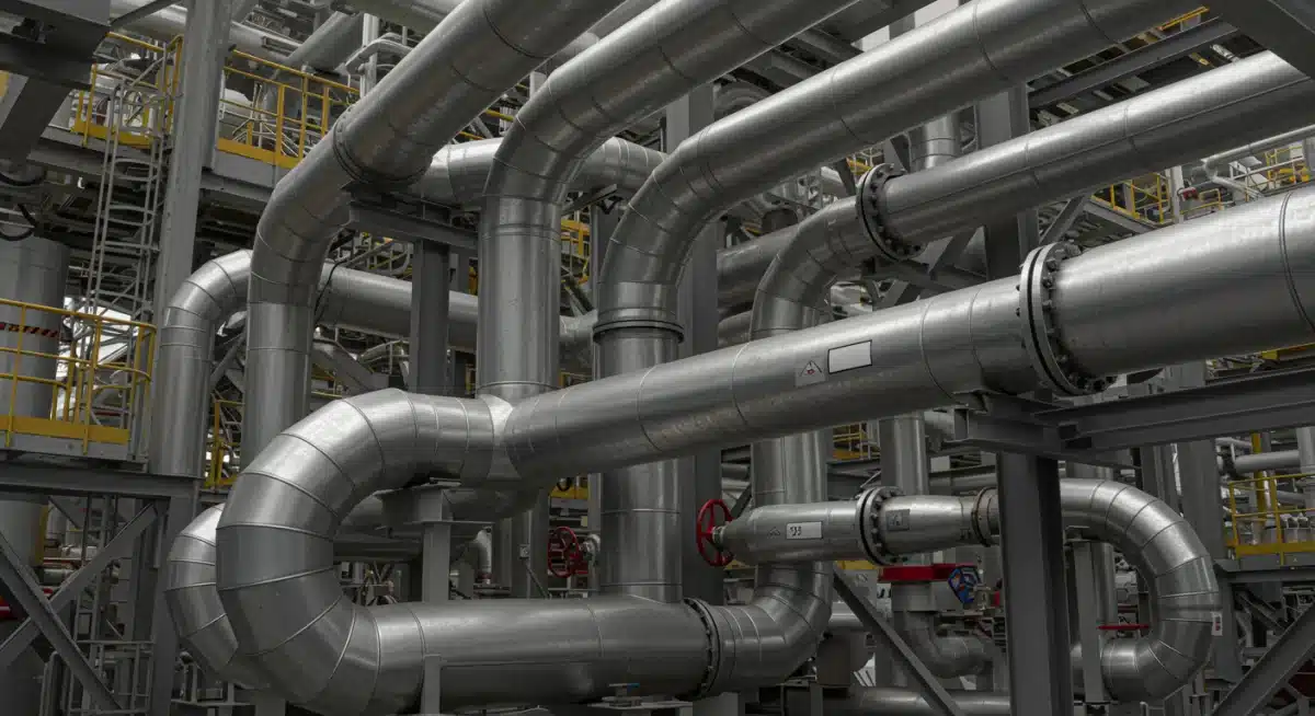 Complex pipeline network for carbon transport and storage