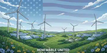 Wind turbines and solar panels symbolizing renewable energy growth under the Inflation Reduction Act.