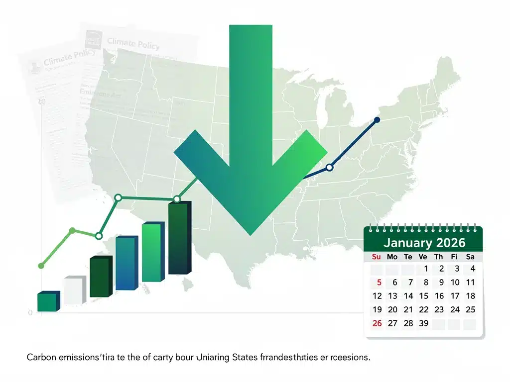 U.S. Carbon Emission Reductions: 3-Month 2026 Policy Impact Analysis